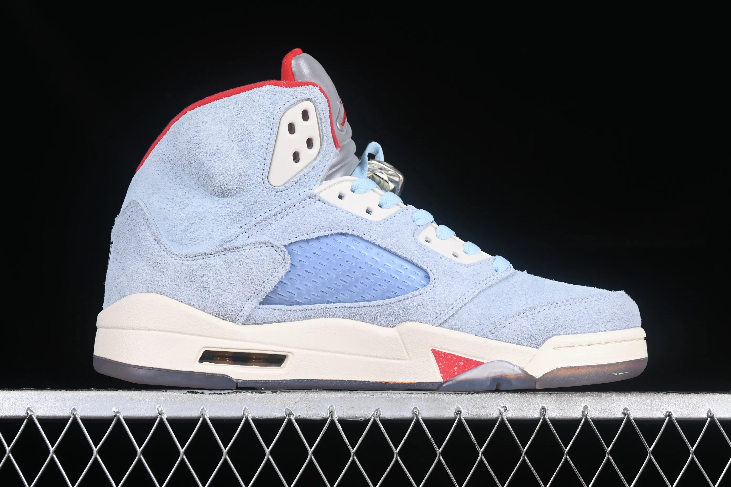 All categories Air Jordan Jordan series basketball shoes Air Jordan 5 Z version Trophy Room x Air Jordan 5 Ice Blue AJ5 Joe 5 joint ice blue CI1899-400